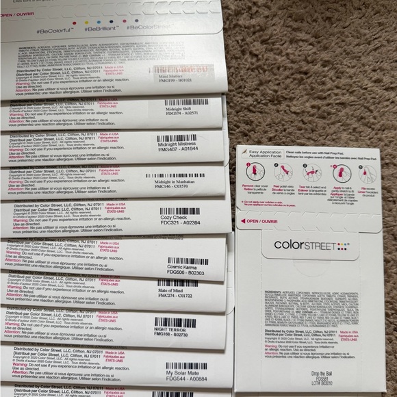 Color Street Nail Polish Strips Collection - Picture 2 of 2